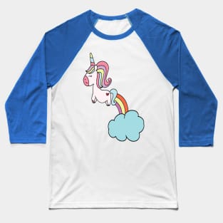 Cute rainbow unicorn Baseball T-Shirt